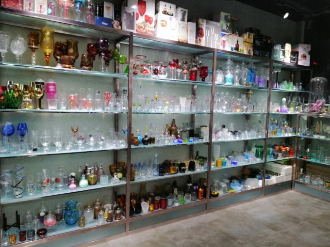 Tri-color Gradient Frosted Coupe Glass Customized Sprayed Color 10