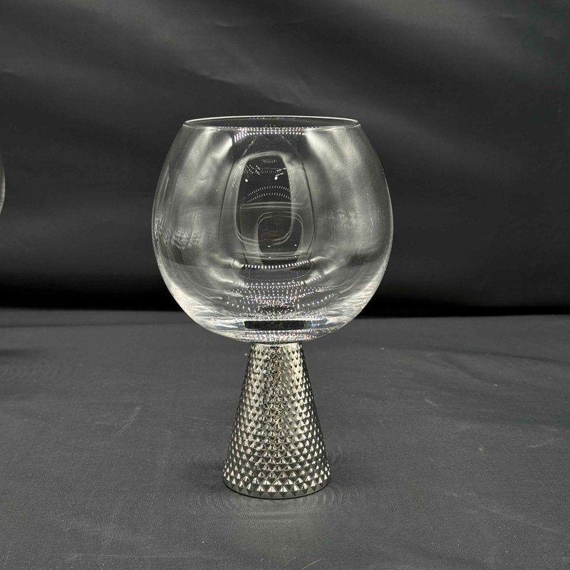 jakość Electroplate Diamond Base Wine Glass Set fabryka
