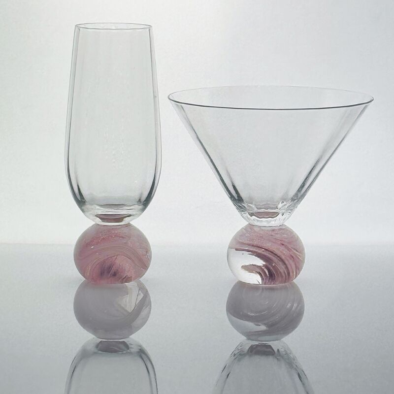 jakość High Clarity Pink Cloud Crystal Wine Glass Set Designed for in Restaurants Bars and Wine Tasting Events Offering Superior Presentation fabryka