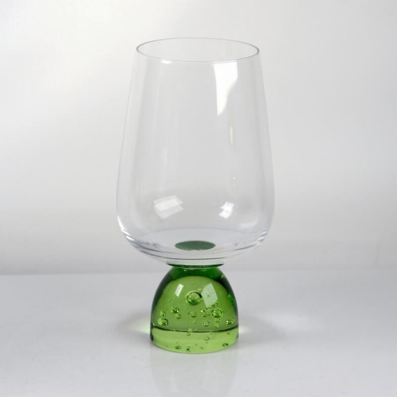 jakość Ręcznie wykonane bubble base Crystal Wine Glass Goblet z bezłowiowym kryształem szkła do eleganckiej kuchni fabryka