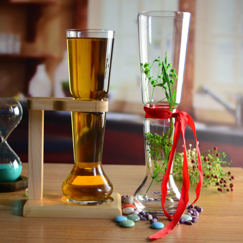 jakość Craft Beer Glasses With Wooden Stand fabryka