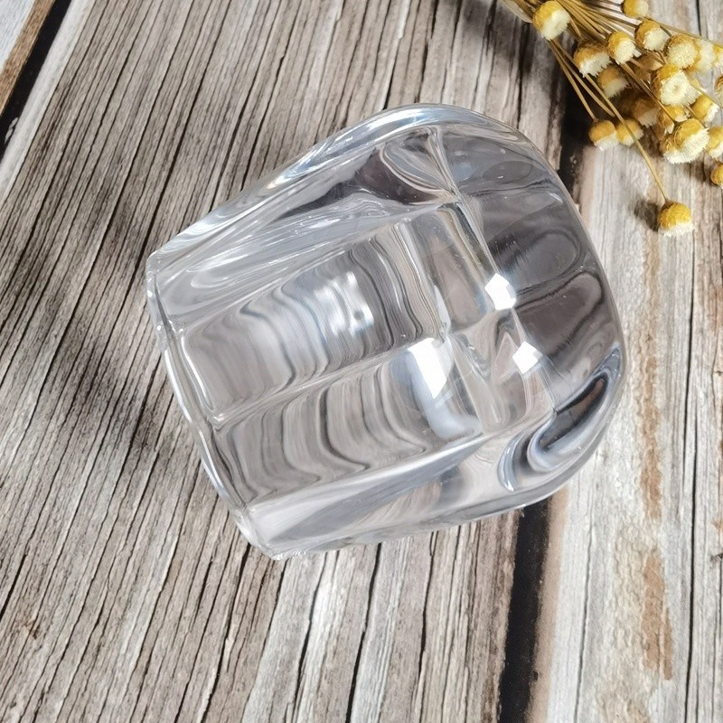 jakość Pumpkin Shaped Embossed Glass Candle Holders For Tealight fabryka