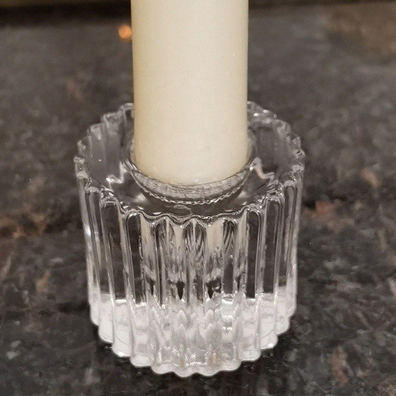 jakość Crystal Embossed Mini Candle Stand for special event fabryka