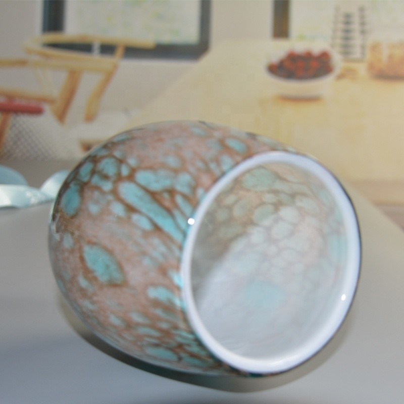 jakość Turquoise Solid Color Votive Glass Candle Holders fabryka