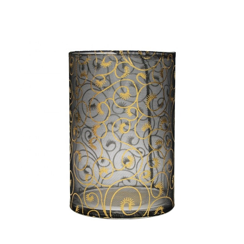 jakość Decorative Handmade Silk Sleeve Coat Cylinder Candle Holders fabryka
