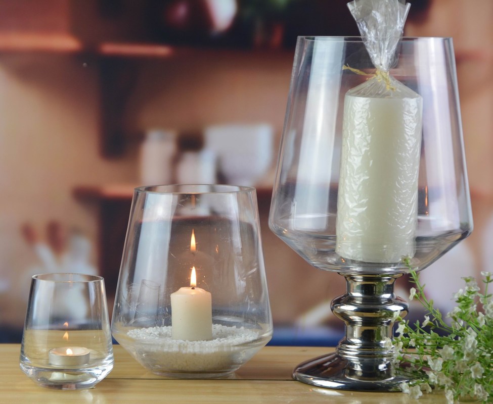 jakość Handmade Ancient Pillar Candle Holders With Silver Foot fabryka