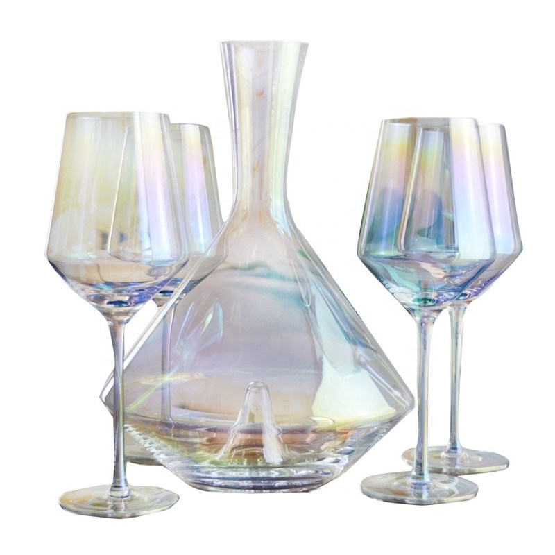jakość Hand Blown Crystal Wine Glass Set fabryka