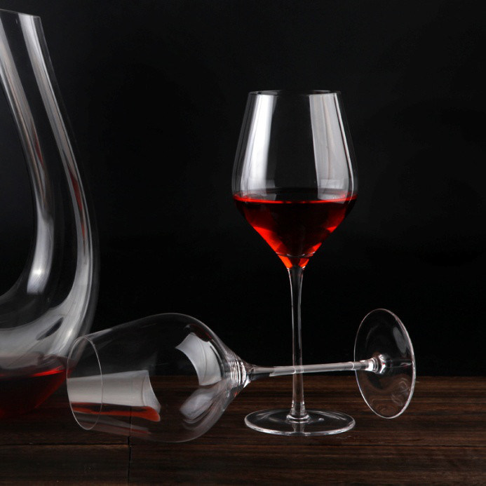 jakość Hand Blowned Thin Wall Lead Free Crystal Wine Glass fabryka