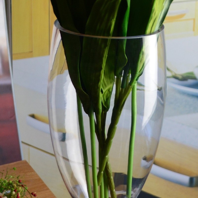 jakość Europe Style Long Stem Glass Vase Centerpiece For Party fabryka
