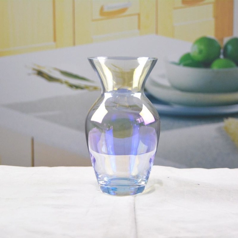 jakość Customize Irridescent Decorative Glass Vase For Home fabryka