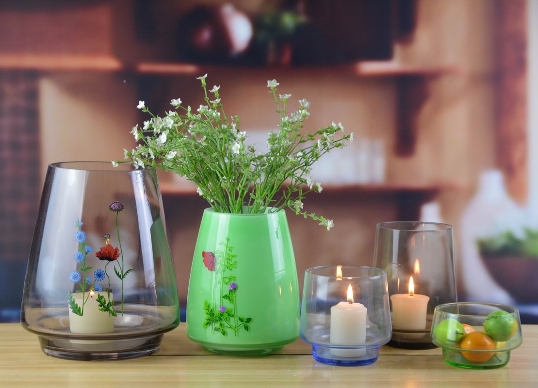 jakość Handblown Vintage Tall Crystal Vases For Centerpieces fabryka