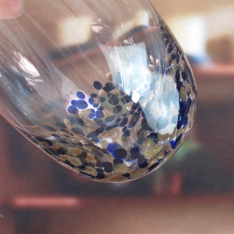 jakość Gold Stone Bottom Glass SGS 300ml Handmade Whiskey Glass fabryka