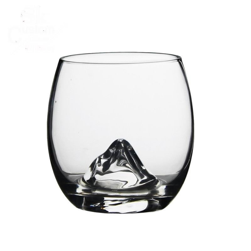 jakość Lead Free Crystal Ice Hill Bottom Handmade Whiskey Glass fabryka