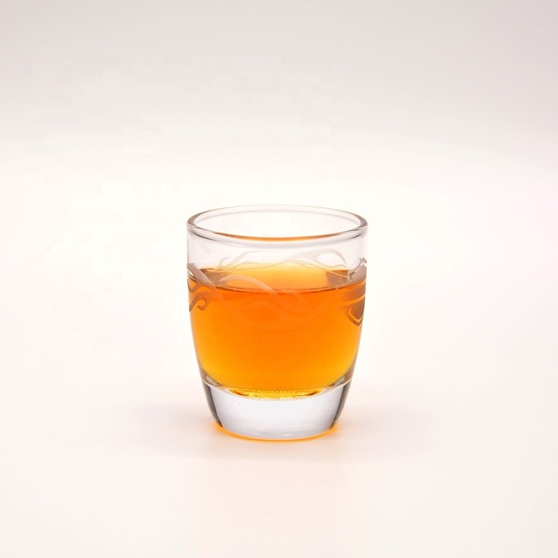 jakość Platinum 50ml Unique Shot Glasses With Branded Decal Logo fabryka