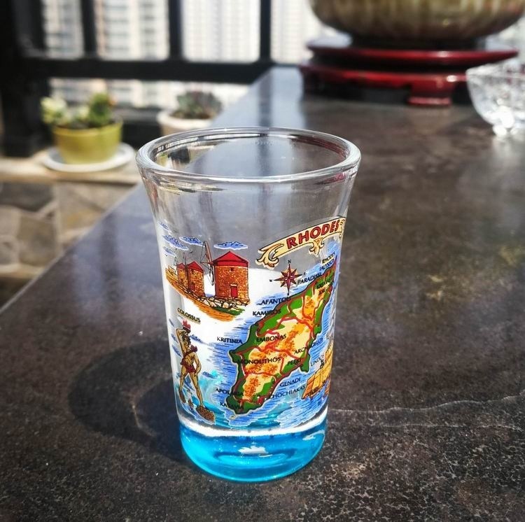 jakość Logo Printed Clear  Unique Shot Glasses With Color Decal fabryka