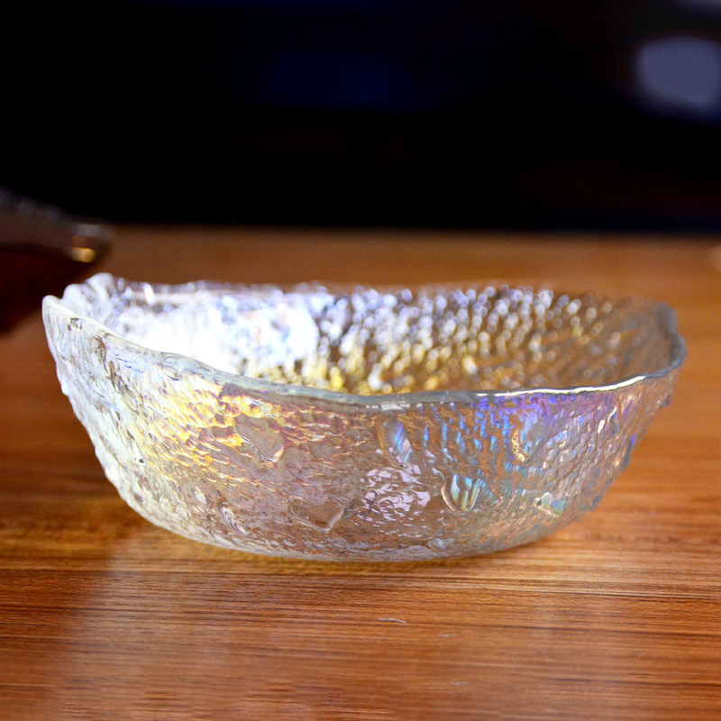 jakość Irregular shaped Colored Creative Glass Charger Plates fabryka