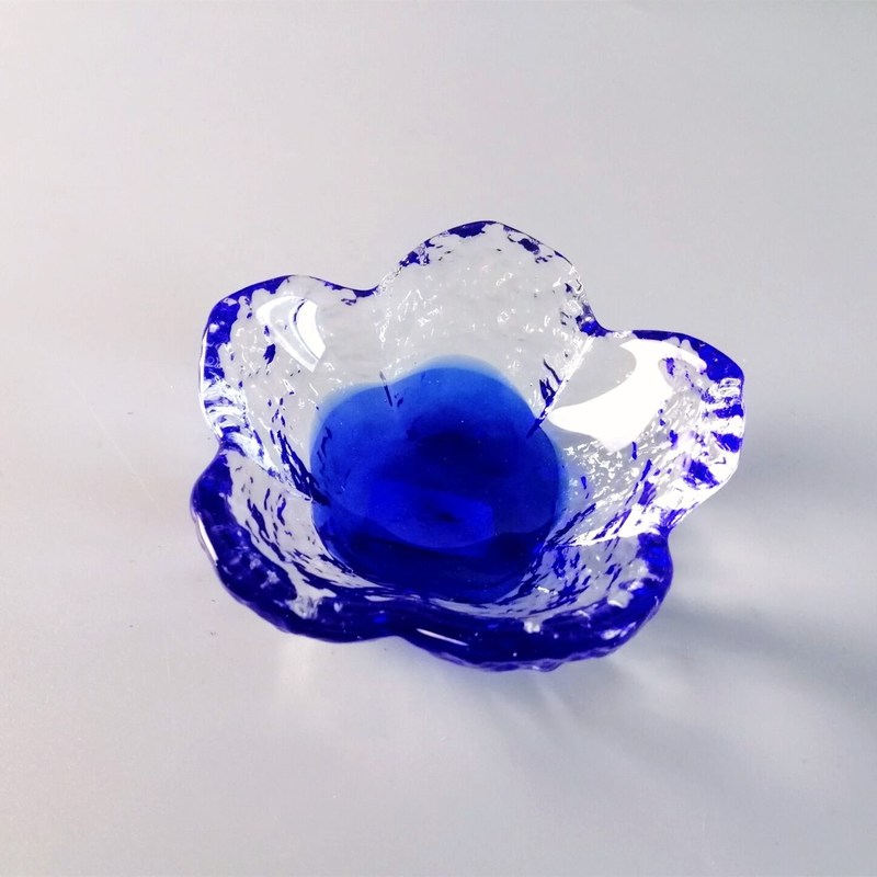 jakość Ins Cherry Blossom Glass Sauce Plates For Dinner Table fabryka