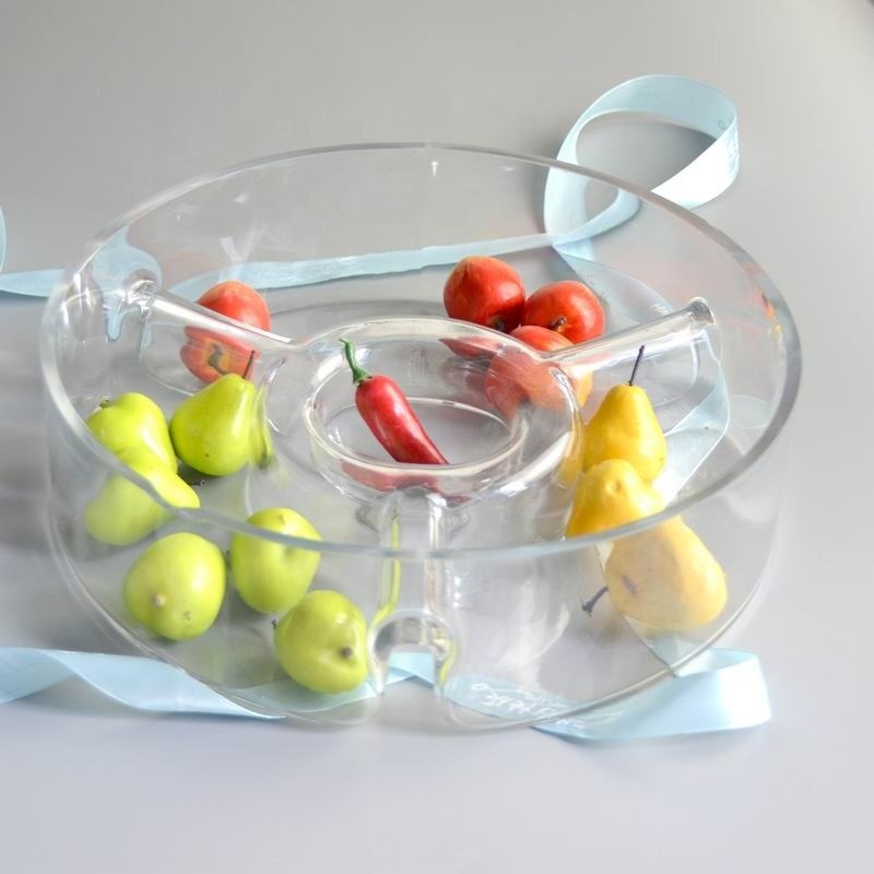 jakość Handmade Glass Fruit Plate fabryka