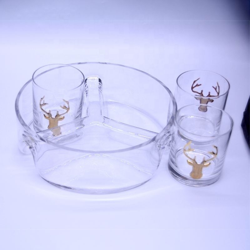 jakość Handmade Glass Fruit Plate fabryka