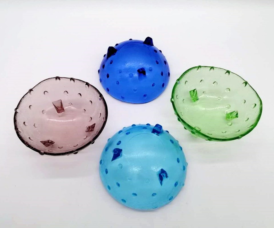 jakość Unique 3 Feet Glass Charger Plates For Fruit And Dessert fabryka