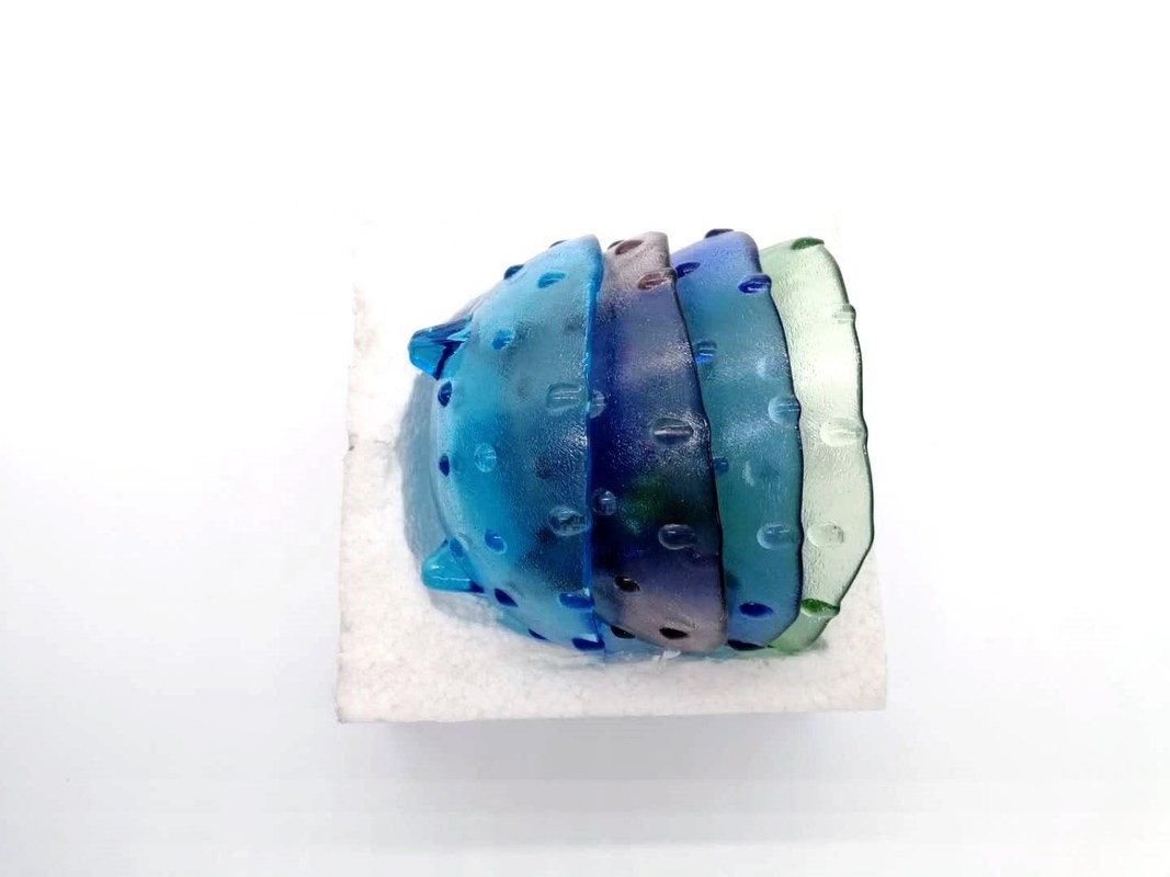 jakość Unique 3 Feet Glass Charger Plates For Fruit And Dessert fabryka