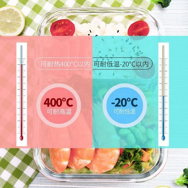 jakość Borosilicate Pressed Glass Lunch Boxes With Locking Lids fabryka