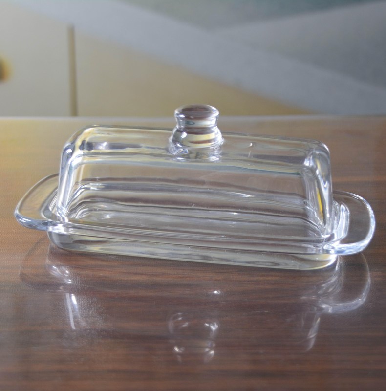 jakość Rectangle Cake Glass Charger Plates With Cover fabryka
