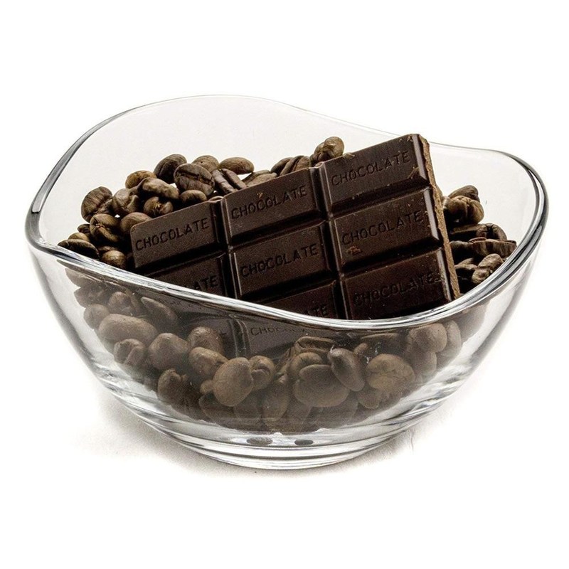 jakość Transparent Durable Wave Rim Glass Charger Plates , Fruit Salad Glass Bowl fabryka