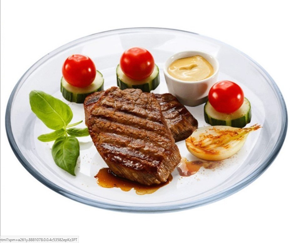 jakość Heat Resistant Borosilicate Round Charger Plates For Micwave fabryka