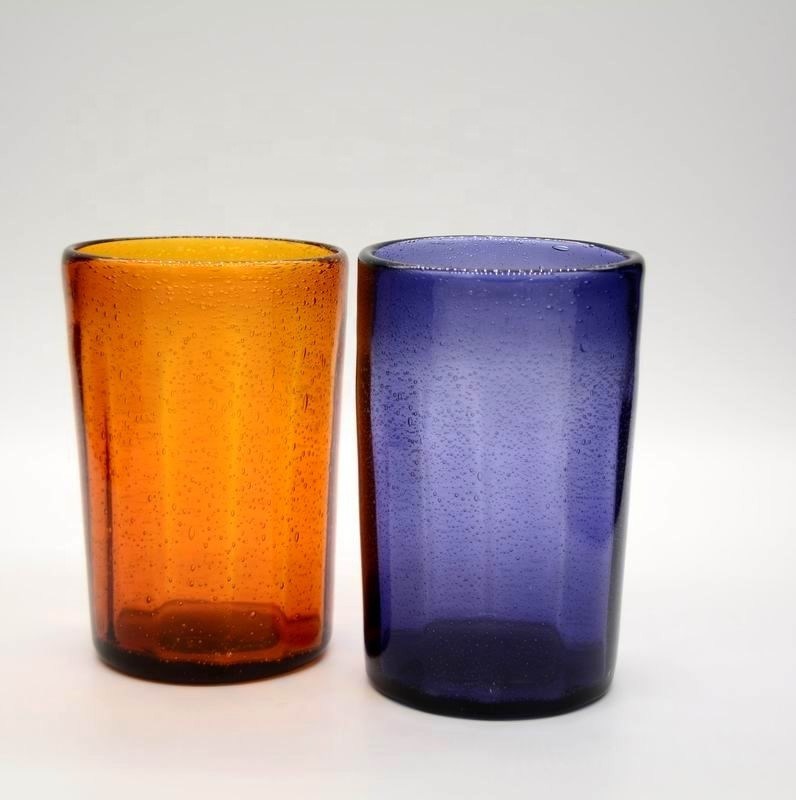 jakość Round Thicker Wall Mexican Bubble Crystal Cocktail Glasses fabryka