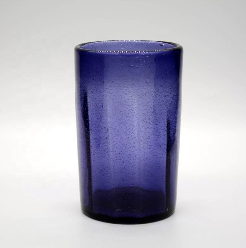 jakość Round Thicker Wall Mexican Bubble Crystal Cocktail Glasses fabryka