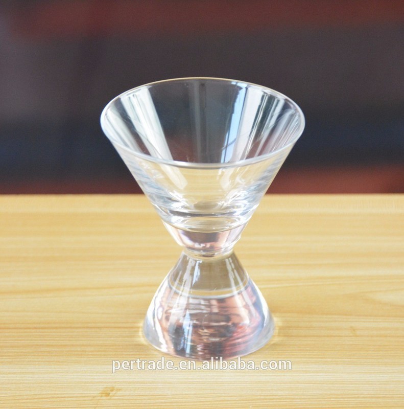 jakość 80ml Heavy Duty Cone Stem Vintage Crystal Martini Glasses fabryka