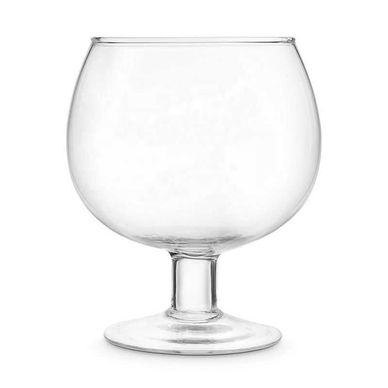 jakość Handblown Giant Crystal Cocktail Glasses With Logo Decal fabryka