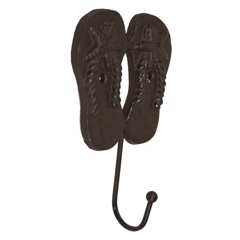 jakość Home Decoration Wrought Iron Coat Hooks Cast Iron Crafts fabryka
