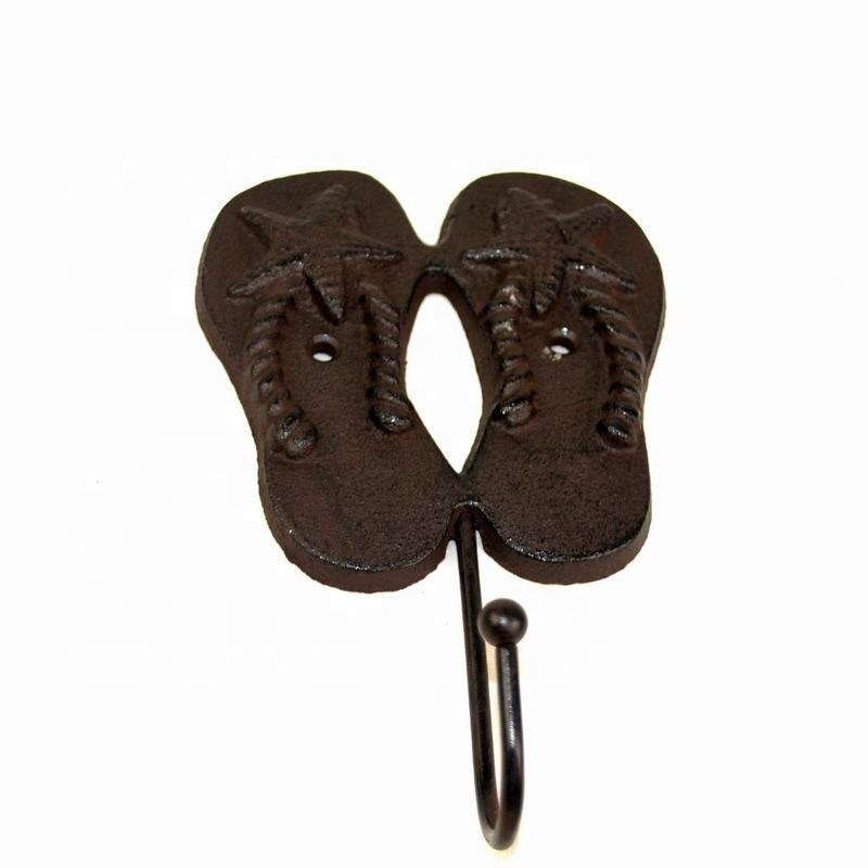 jakość Home Decoration Wrought Iron Coat Hooks Cast Iron Crafts fabryka