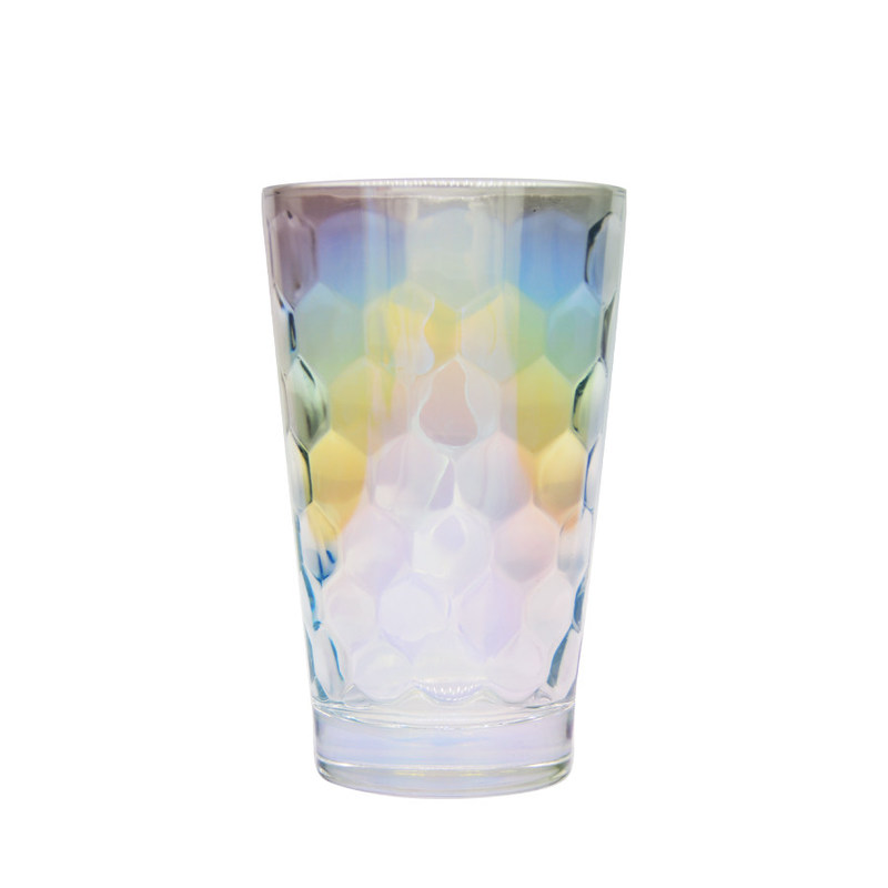 jakość Iridescent Honeycomb Tumbler Drinking Glasses For Bar fabryka