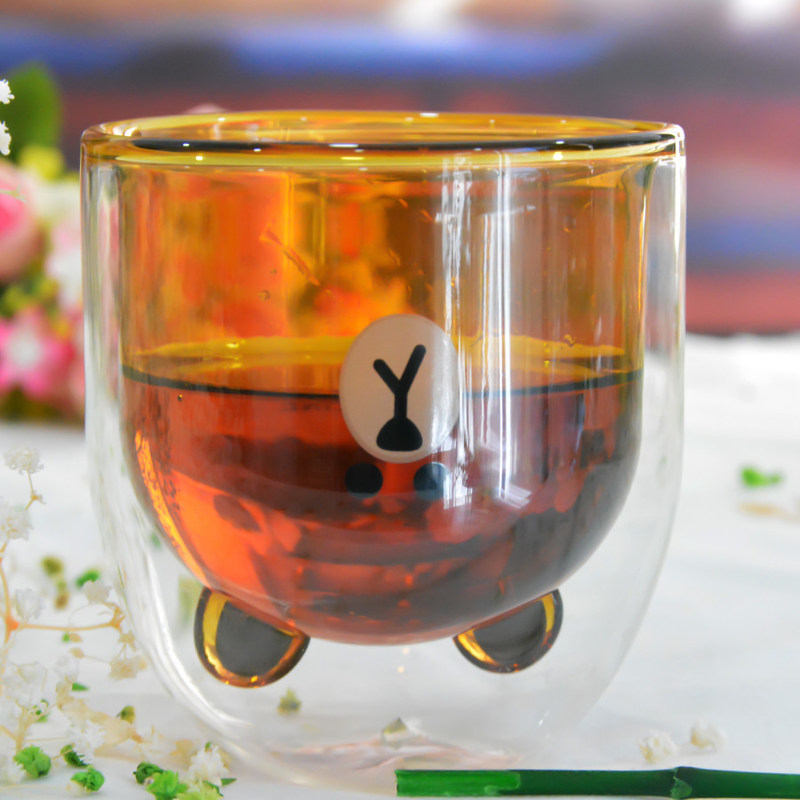 jakość Pooh Bear Double Walled Wine Tumbler fabryka