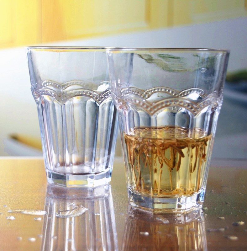 jakość Stemless Embossed Multiple Tangent 10 Oz Glass Tumbler fabryka