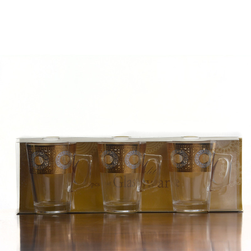 jakość Golden Decorated Gold Decal Tumbler Drinking Glasses fabryka