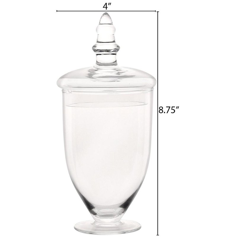 jakość Multipurpose Set Of 3 Clear Glass Jars For Kitchen fabryka