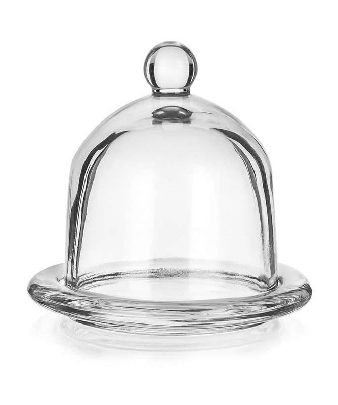 jakość Transparent Oval Lead Free Glass Butter Keeper ,  Clear Butter Plate fabryka