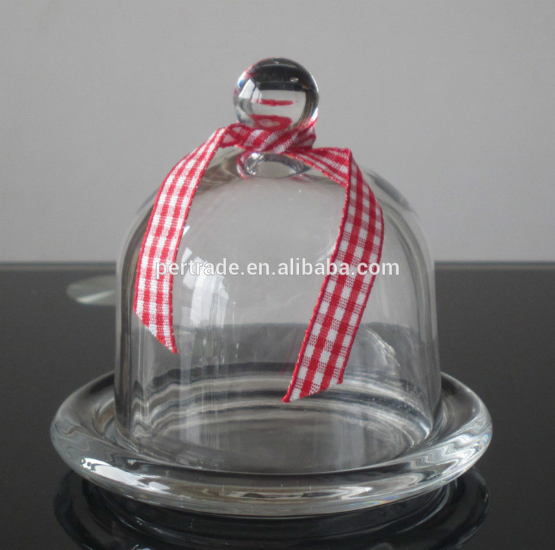 jakość Mini Round Glass Storage Jars With Cover Lid , Glass Kitchen Canisters fabryka