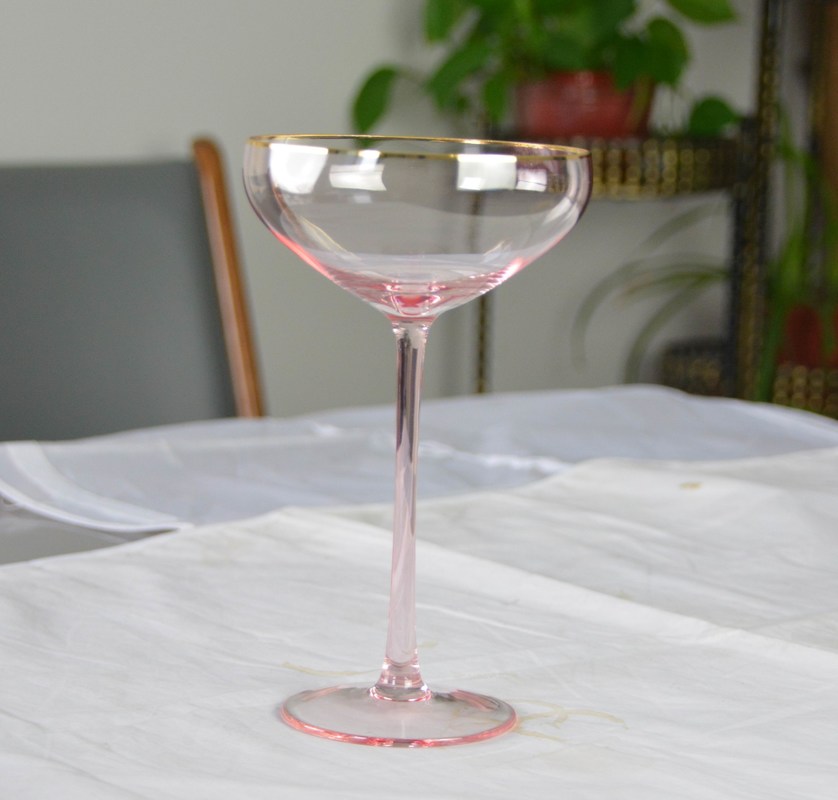 jakość Pink Crystal Cocktail Glasses fabryka