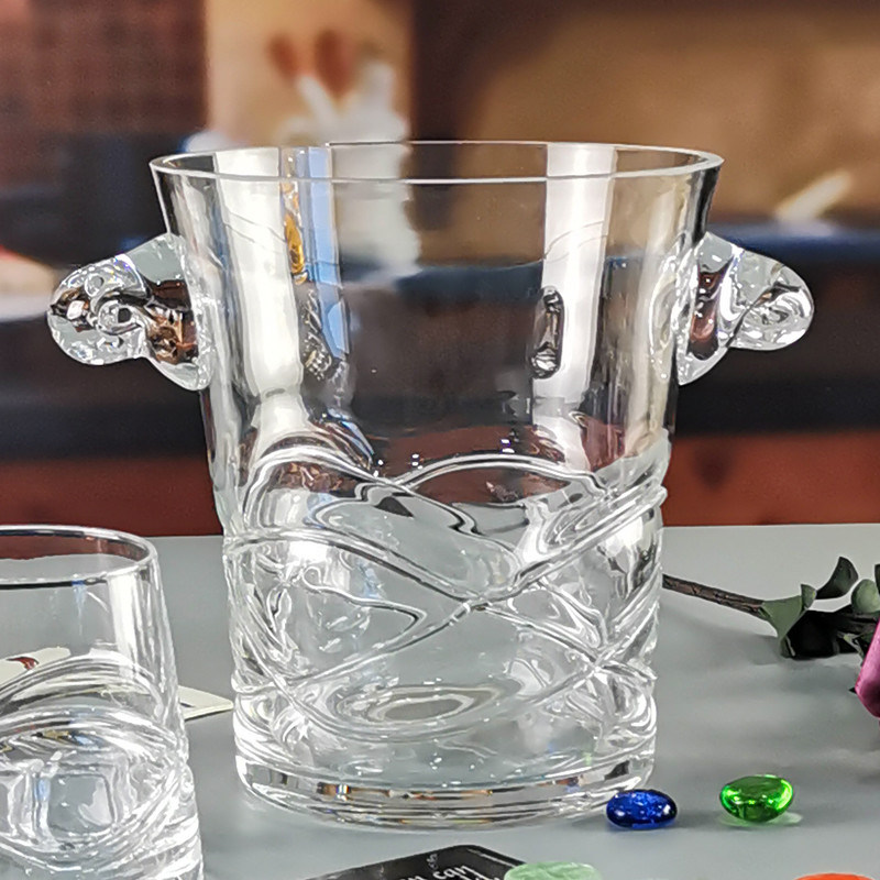 jakość Unique Handmade Whiskey Glass With Inlaid Eyes Design fabryka