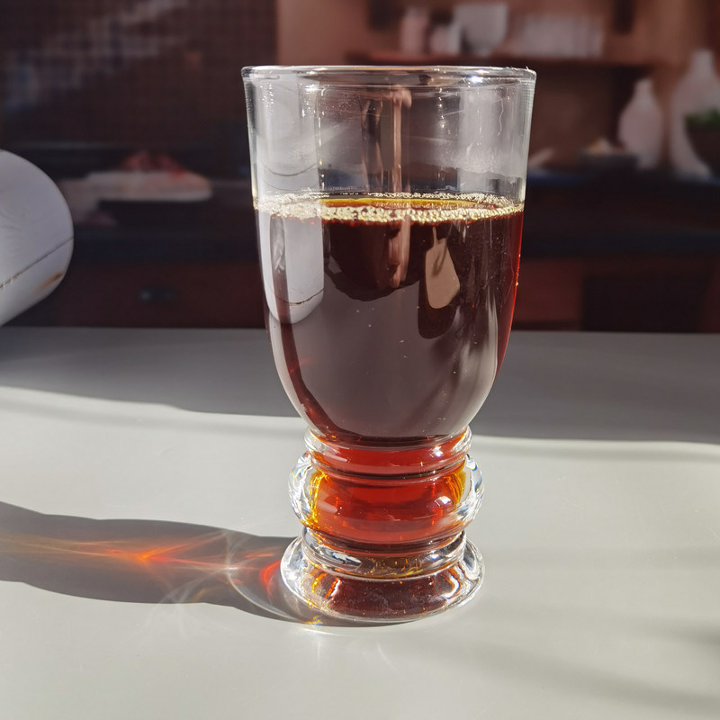 jakość 550ml Retro Style Craft Beer Tulip Glasses With Handle Bottom fabryka