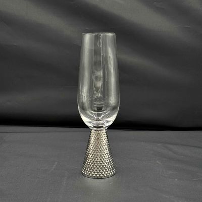 jakość Electroplate Diamond Base Wine Glass Set fabryka