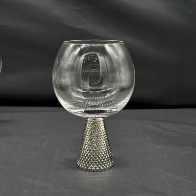jakość Electroplate Diamond Base Wine Glass Set fabryka
