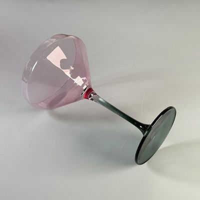 jakość Hand-blow Color Gradient Wine Glass Set High Quality Crystal Wine Glass For Gift For Weeding fabryka