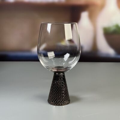 jakość Electroplate Diamond Base Wine Glass Set fabryka