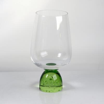jakość Ręcznie wykonane bubble base Crystal Wine Glass Goblet z bezłowiowym kryształem szkła do eleganckiej kuchni fabryka